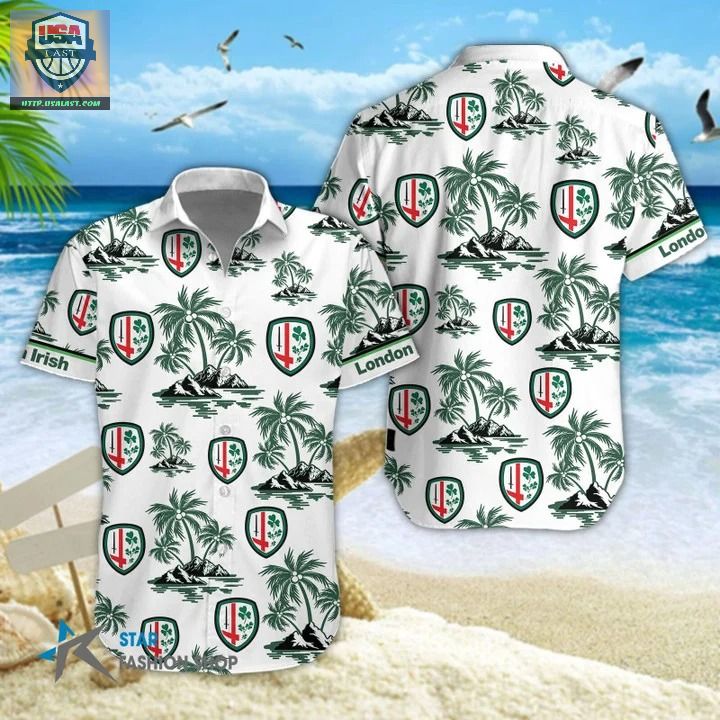 London Irish Hawaiian Shirt Beach Short – Usalast