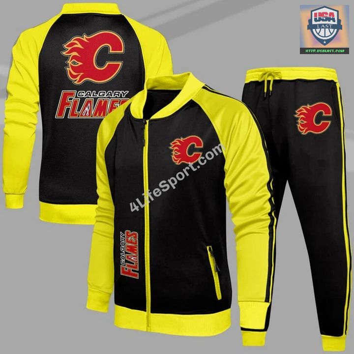 Calgary Flames Sport Tracksuits 2 Piece Set – Usalast