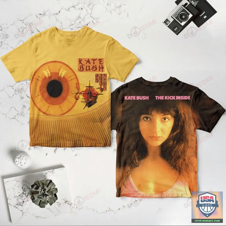 Kate Bush The Kick Inside Album Cover 3D T-Shirt – Usalast