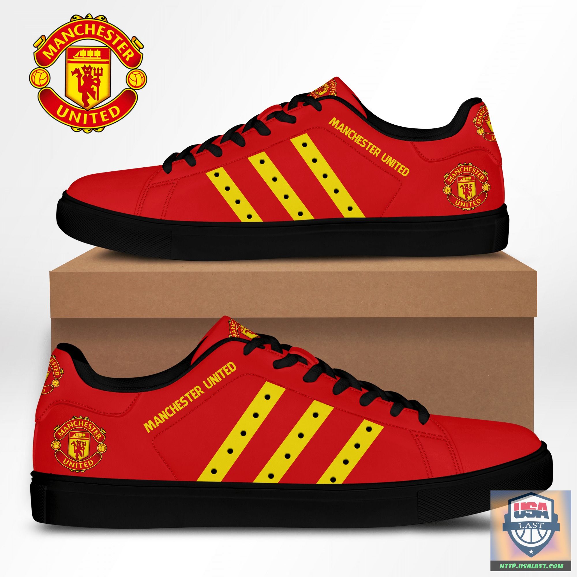 Manchester United F.C Red Skate Low Shoes – Usalast