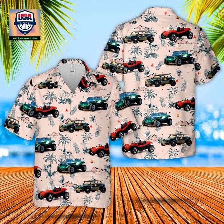 Meyers Manx Dune Buggy Hawaiian Shirt - You look lazy