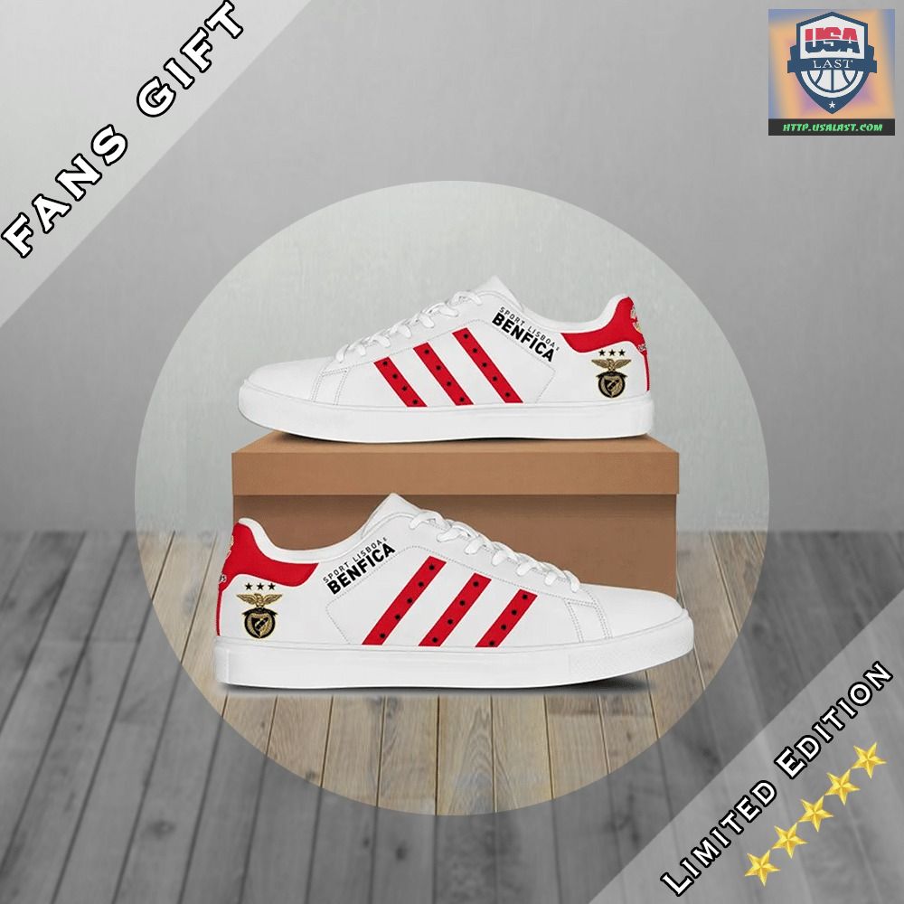 S.L. Benfica Skate Low Top Shoes White Version – Usalast