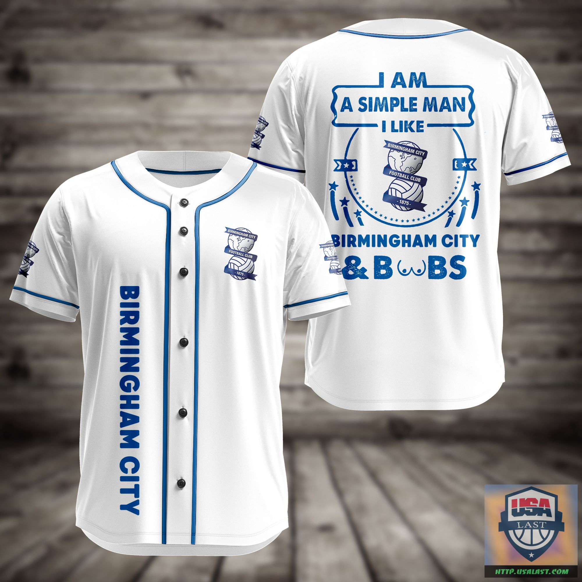 I Am Simple Man I Like Birmingham City And Boobs Baseball Jersey – Usalast