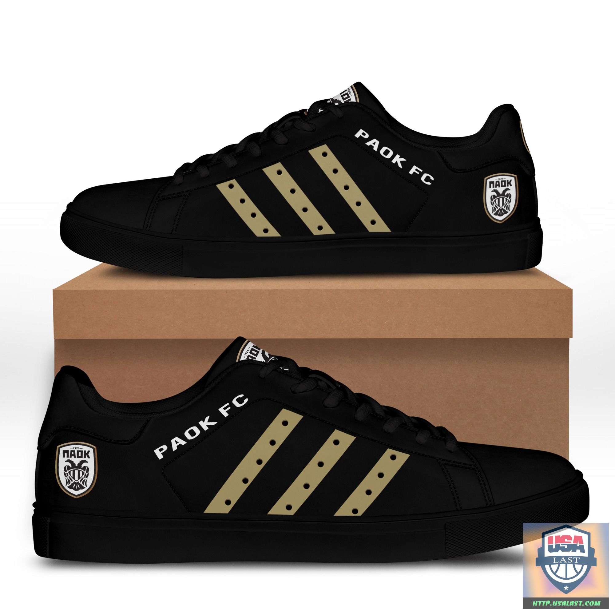 Paok FC Skate Low Top Shoes Green Stripes – Usalast