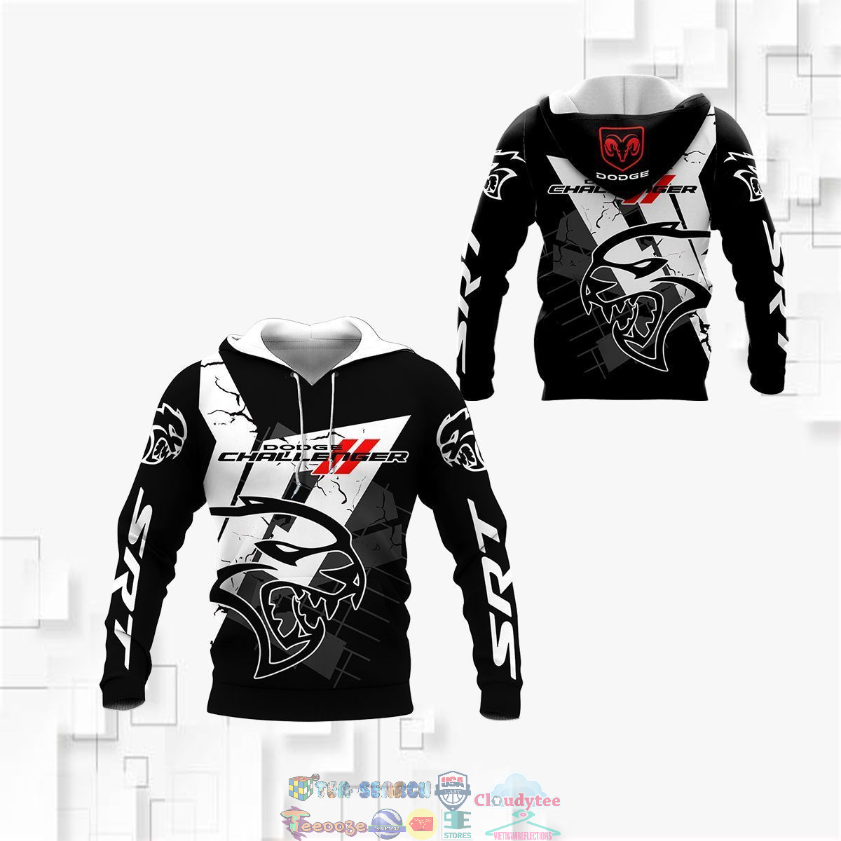 Dodge Challenger ver 6 3D hoodie and t-shirt – Saleoff