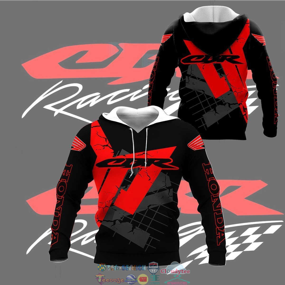Honda CBR ver 3 3D hoodie and t-shirt – Saleoff