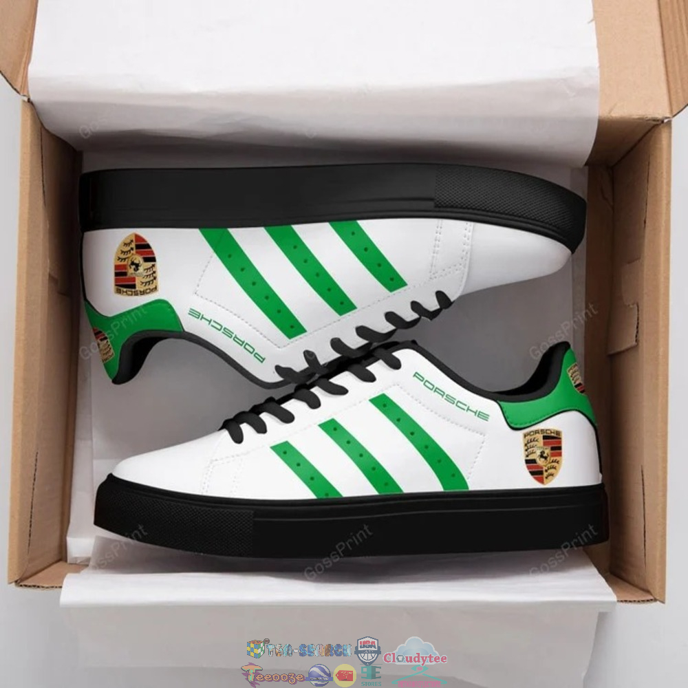 Porsche Green Stripes Style 2 Stan Smith Low Top Shoes – Saleoff