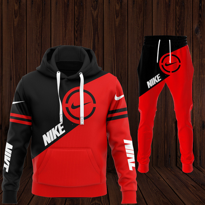 Nike Black And Red Hoodie Jogger Pants 140 – Usalast