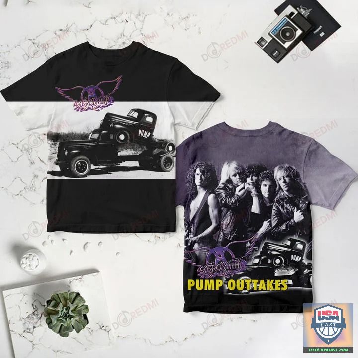 Aerosmith Pump Outtakes Album Cover 3D T-Shirt – Usalast