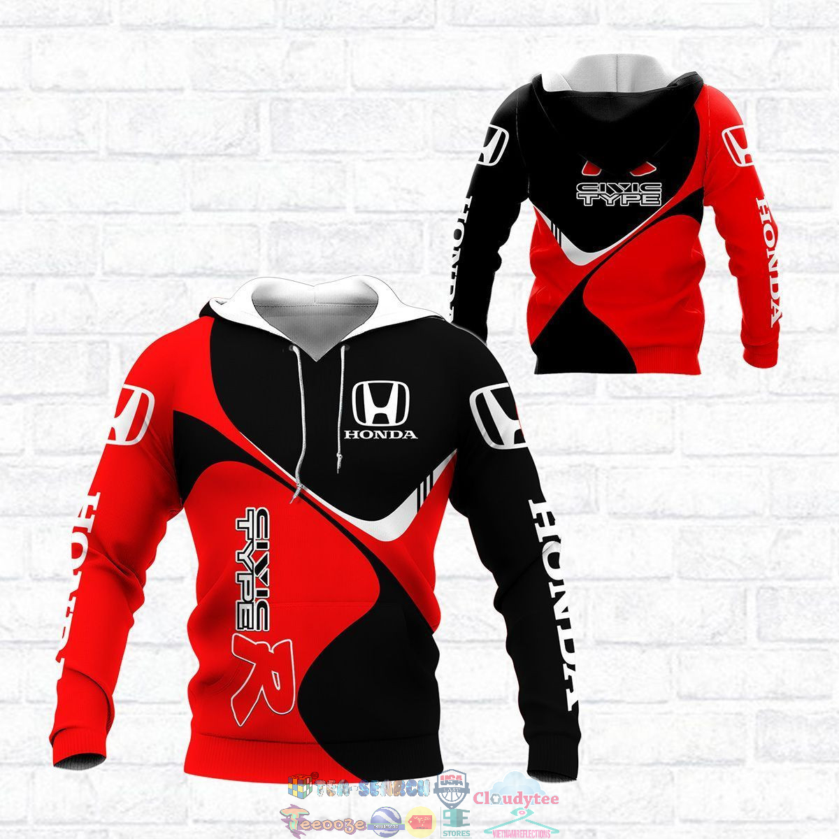 Honda Civic Type R ver 9 3D hoodie and t-shirt – Saleoff