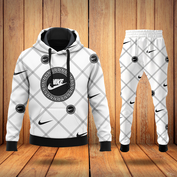 Nike Caro White Hoodie Jogger Pants 91 – Usalast