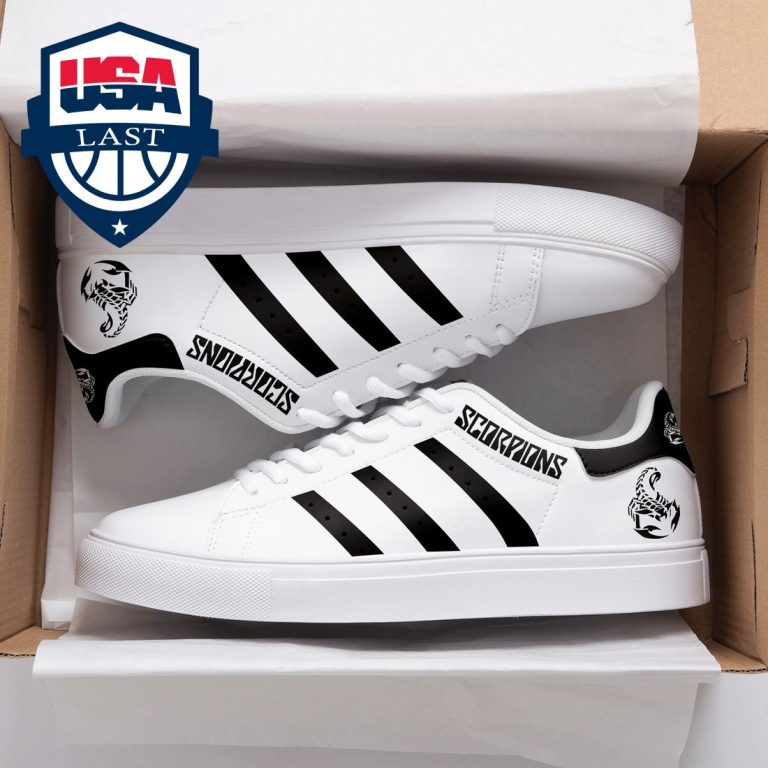 Scorpions Black Stripes Stan Smith Low Top Shoes - You tried editing this time?