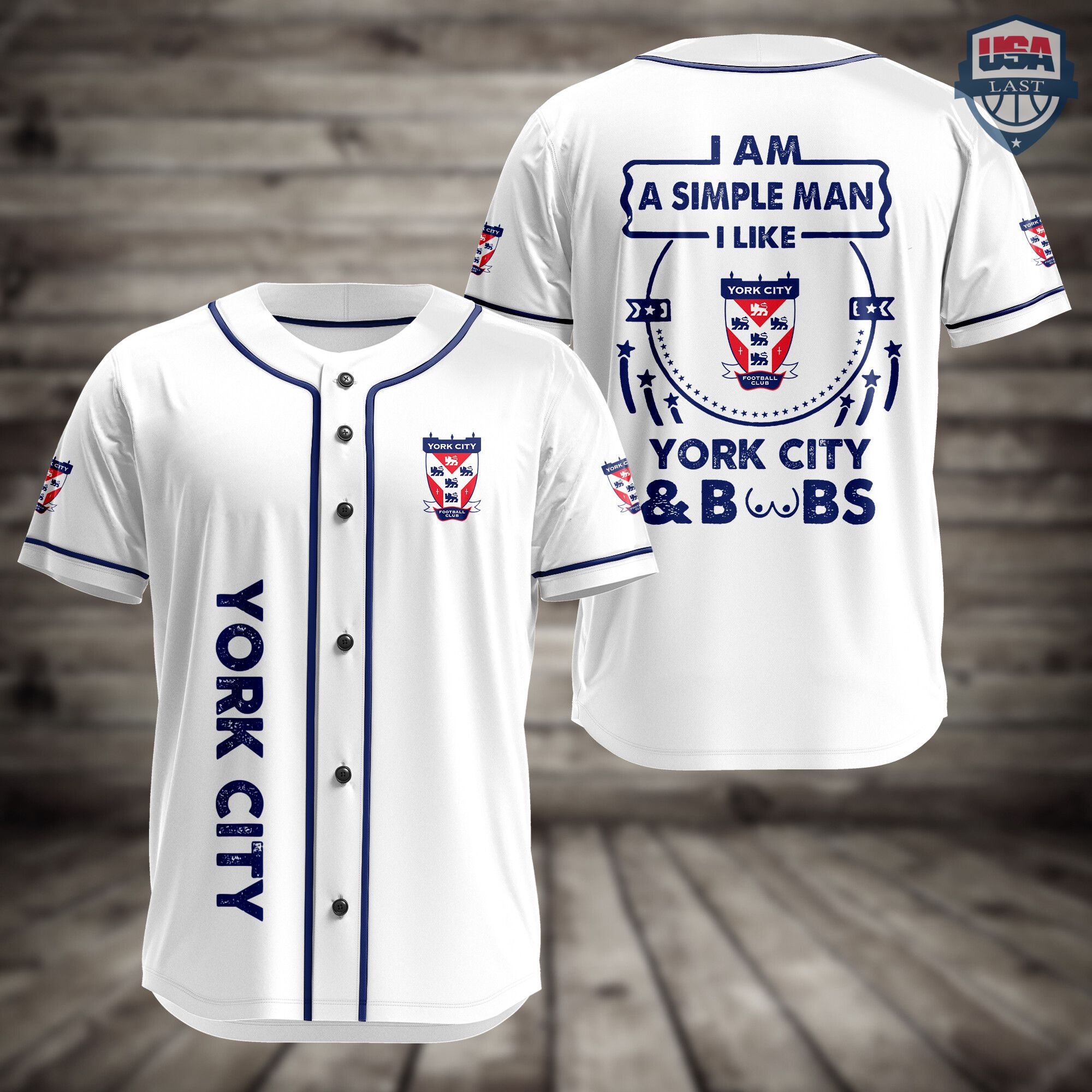 I Am Simple Man I Like York City And Boobs Baseball Jersey – Usalast