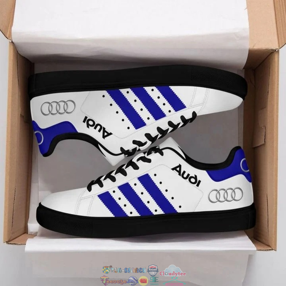 Audi Blue Stripes Style 2 Stan Smith Low Top Shoes – Saleoff