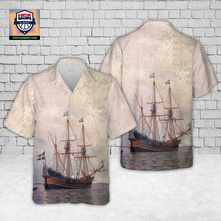 Swedish Navy Kalmar Nyckel Hawaiian Shirt - My favourite picture of yours