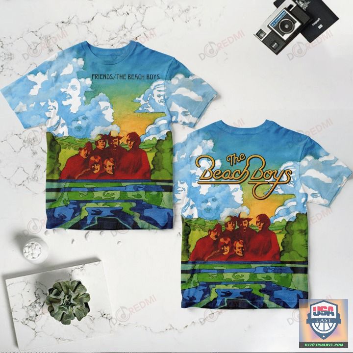 The Beach Boys Friends Album Cover 3D T-Shirt – Usalast