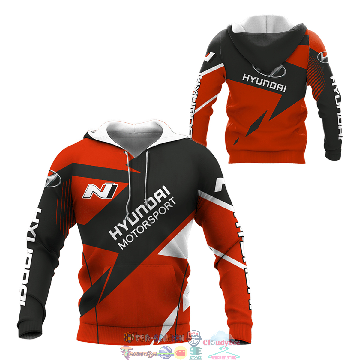 Hyundai Motorsport ver 1 3D hoodie and t-shirt – Saleoff