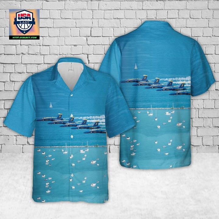 US Navy Blue Angels Air And Water Show Hawaiian Shirt – Usalast