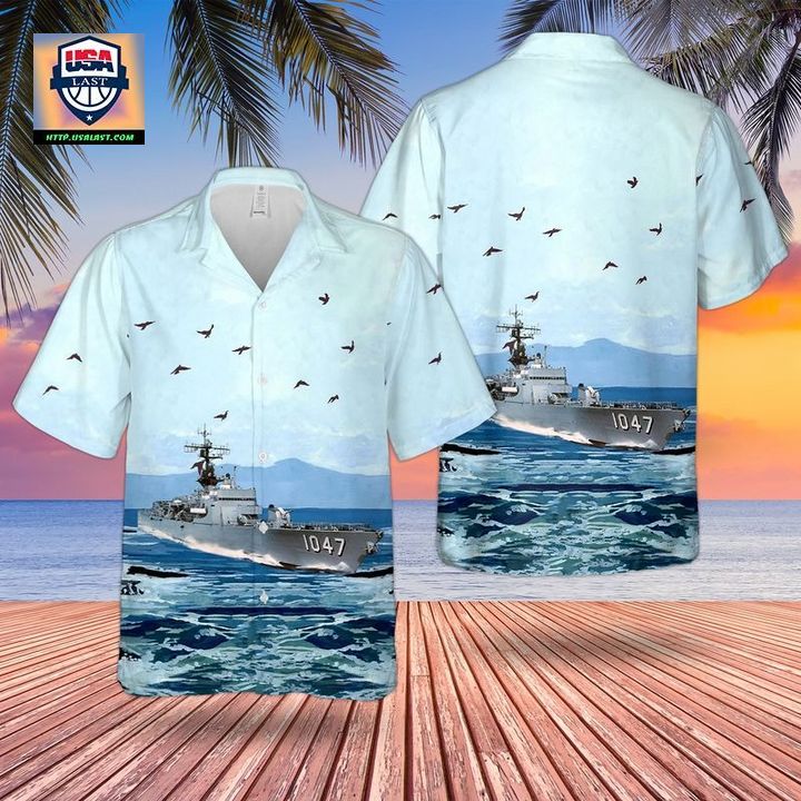 USS Voge (DE FF-1047) U.S Navy Ship Reunions Hawaiian Shirt – Usalast