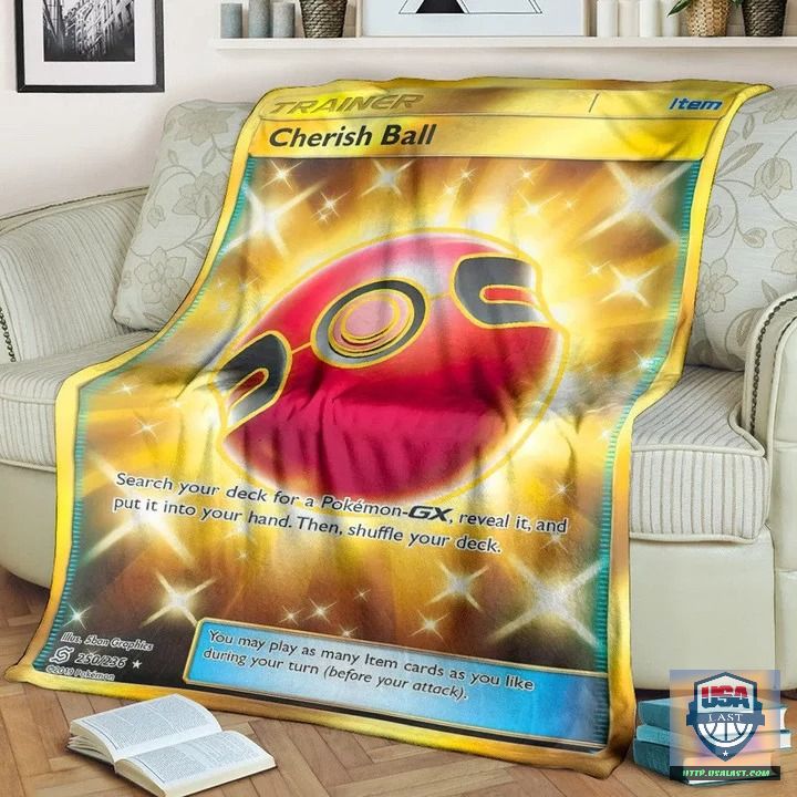 Pokémon Cherish Ball Trainer Soft Blanket, Quilt And Woven Blanket – Usalast