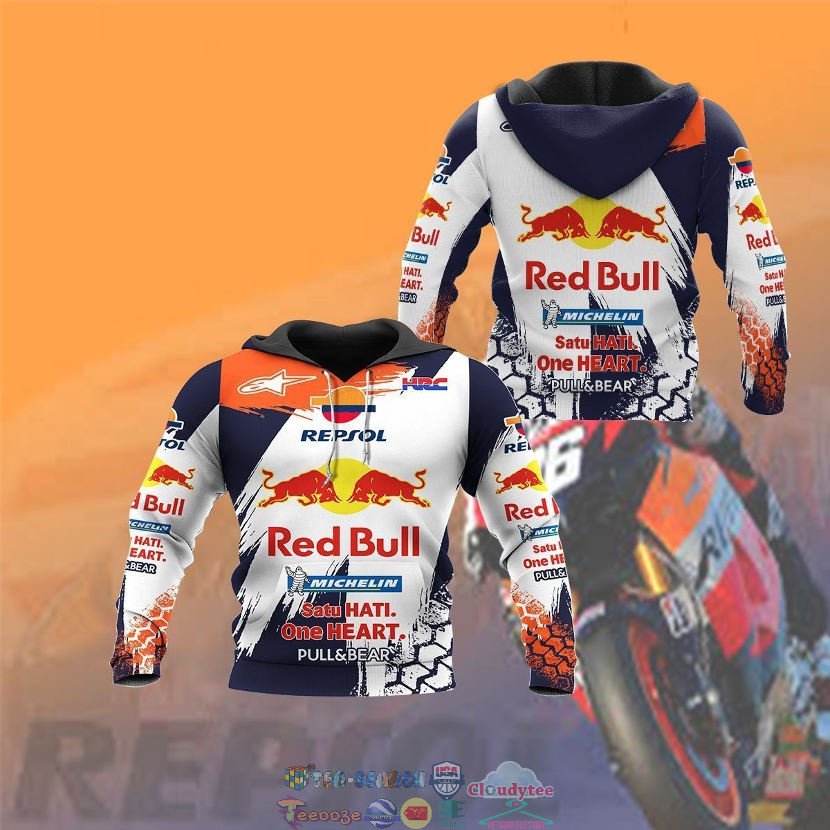 Repsol Honda ver 10 3D hoodie and t-shirt – Saleoff