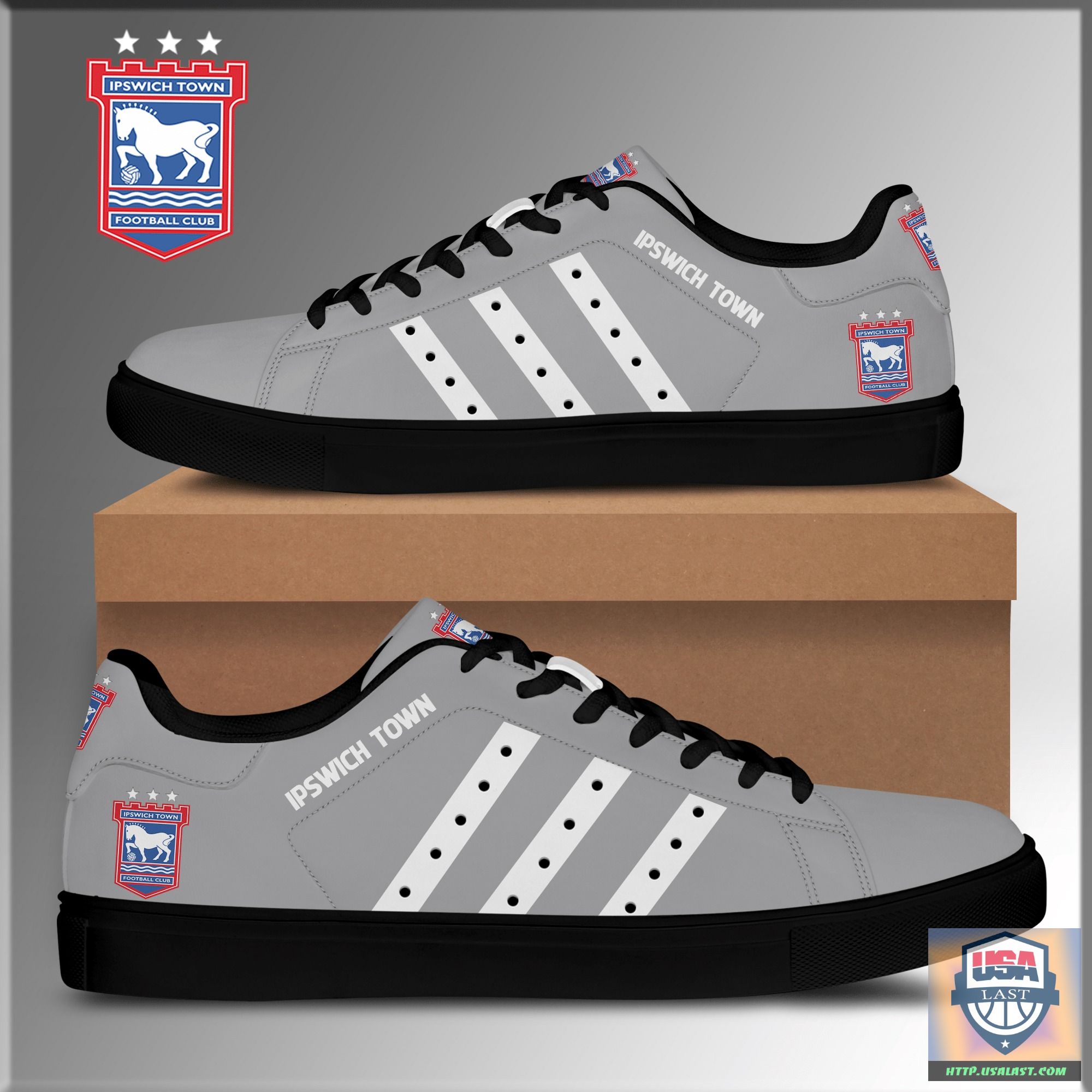 Ipstown F.C Light Gray Stan Smith Shoes – Usalast
