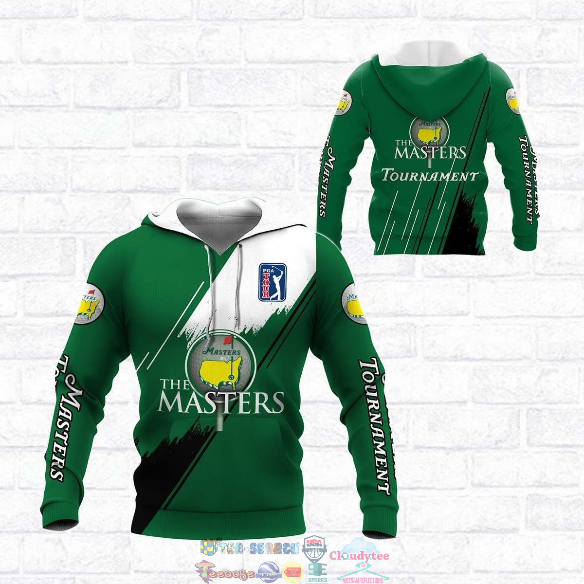 The Masters Tournament Green 3D hoodie and t-shirt – Saleoff