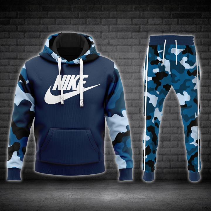 Nike Navy Camou Luxuy Brand Hoodie Jogger Pants 128 – Usalast