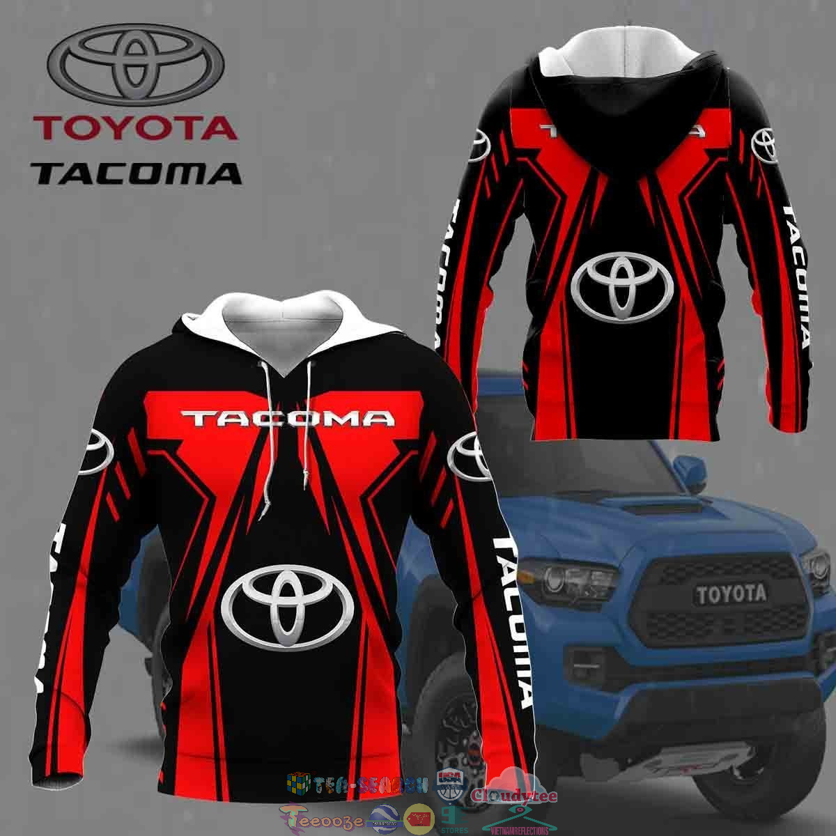 Toyota Tacoma ver 16 3D hoodie and t-shirt – Saleoff