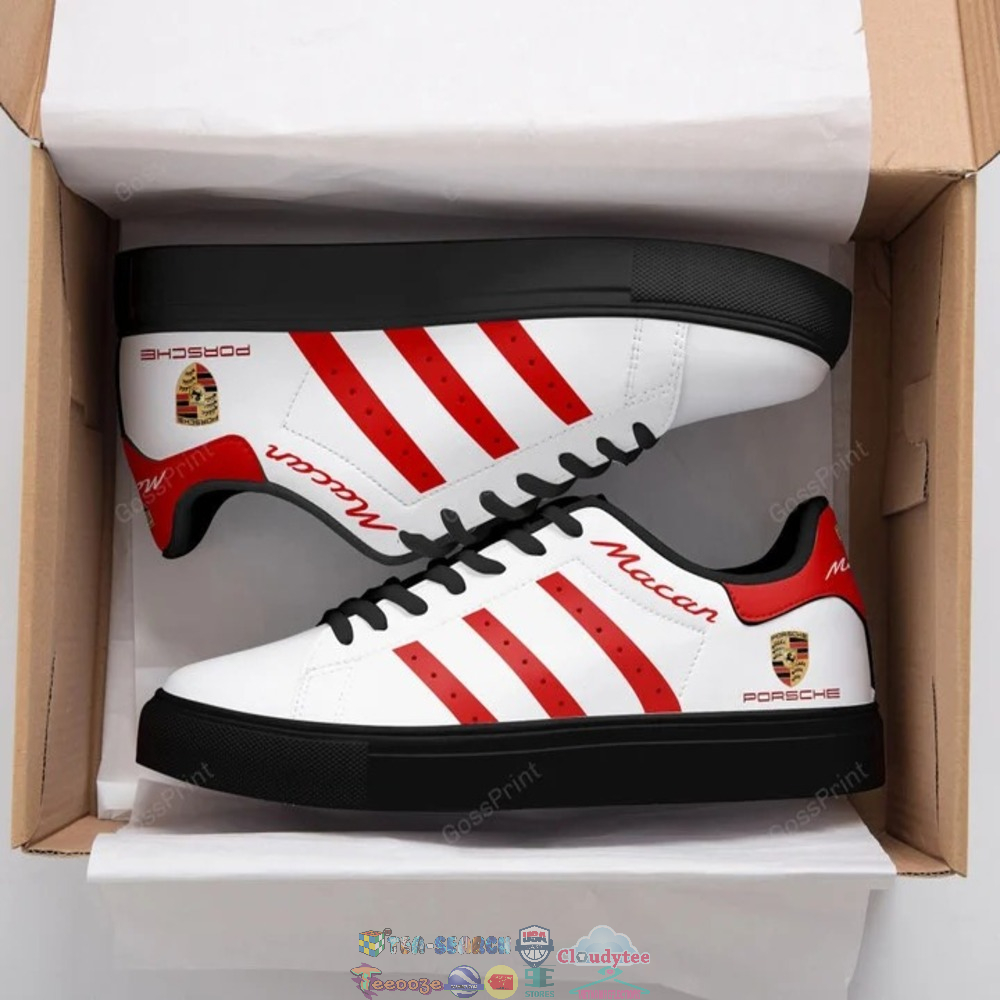 Porsche Macan Red Stripes Stan Smith Low Top Shoes – Saleoff