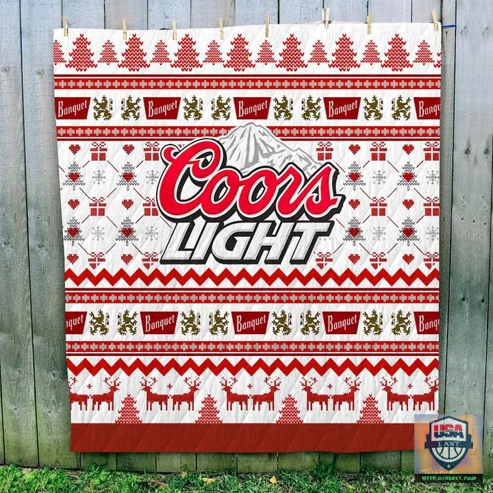 Coors Light Beer Ugly Quilt Blanket – Usalast