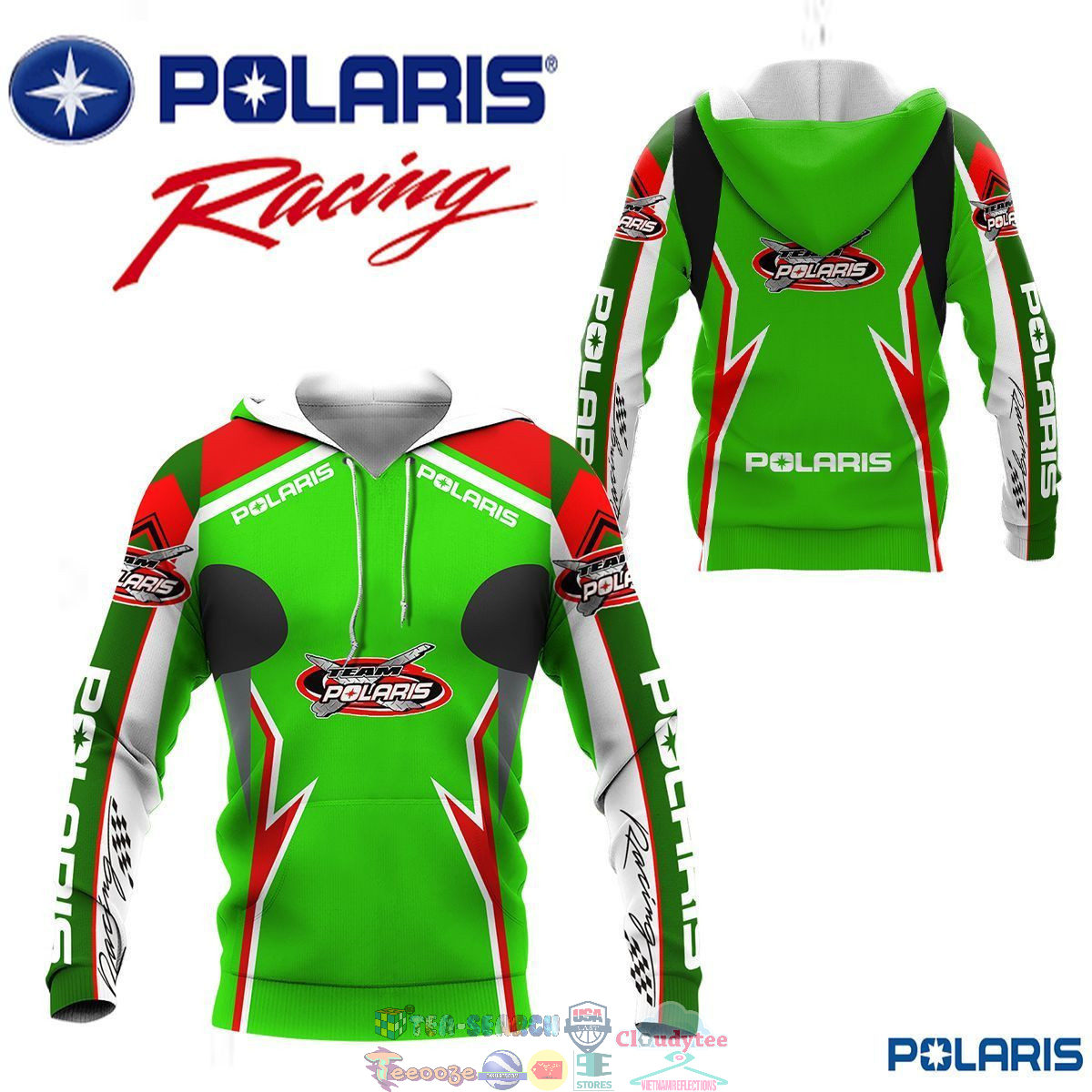 Polaris Racing Team ver 8 3D hoodie and t-shirt – Saleoff