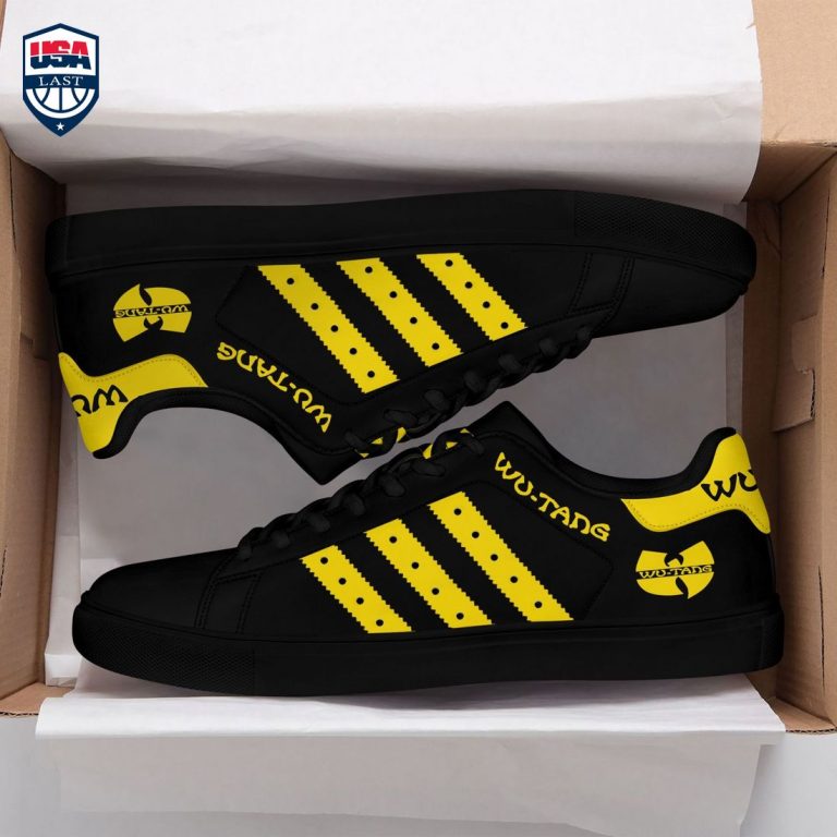 Wu-Tang Clan Yellow Stripes Stan Smith Low Top Shoes - Nice Pic