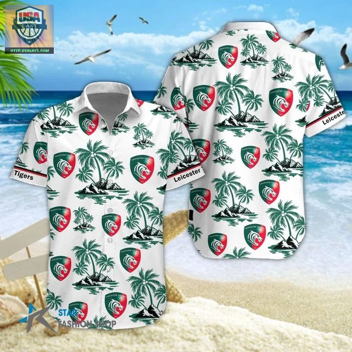 Leicester Tigers Hawaiian Shirt Beach Short – Usalast