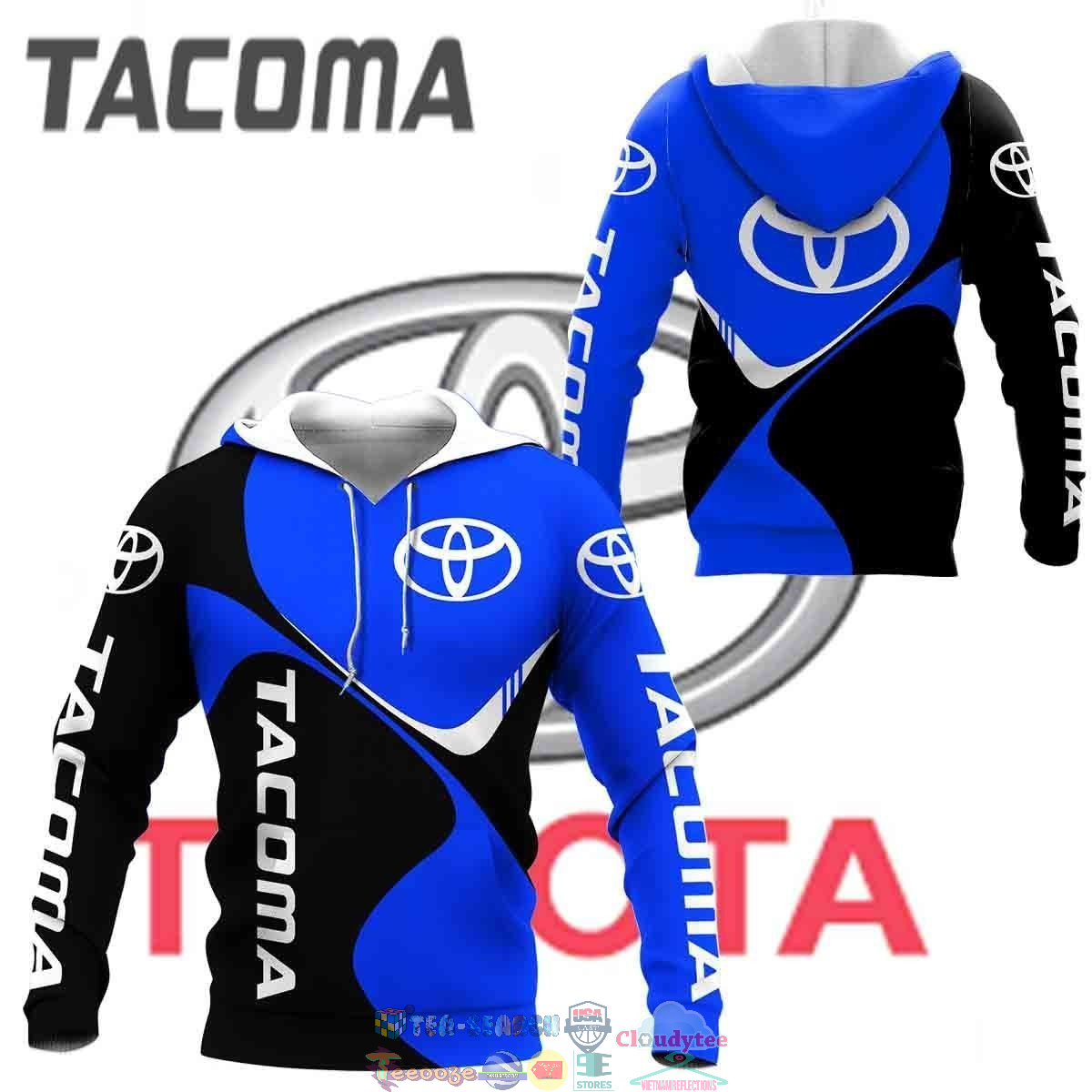 Toyota Tacoma ver 8 3D hoodie and t-shirt – Saleoff