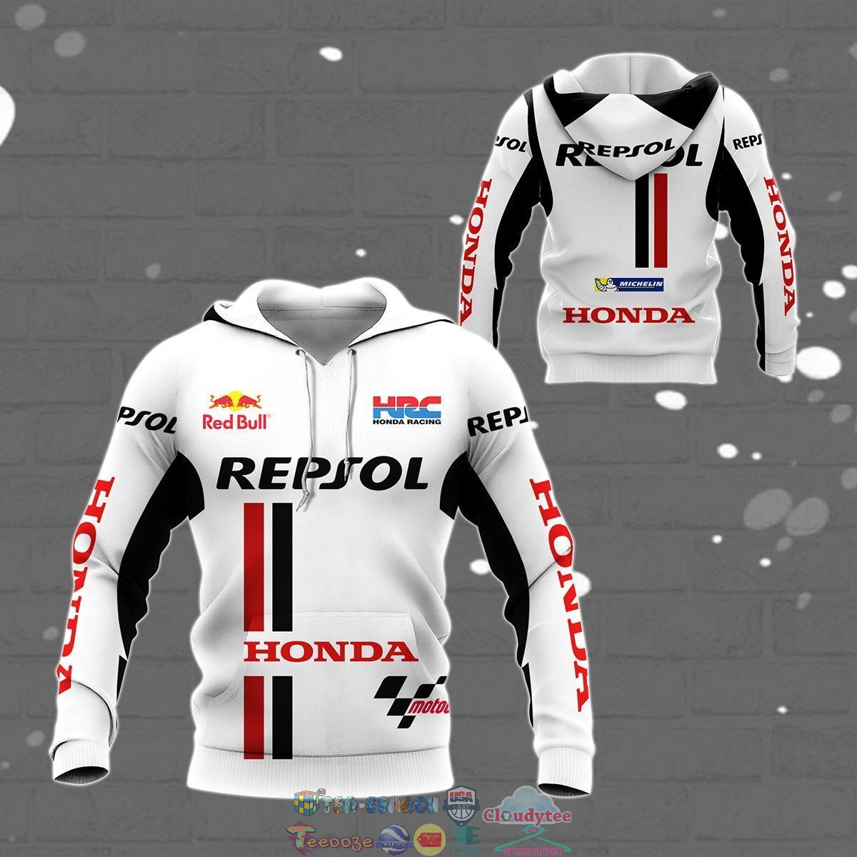 Repsol Honda ver 9 3D hoodie and t-shirt – Saleoff