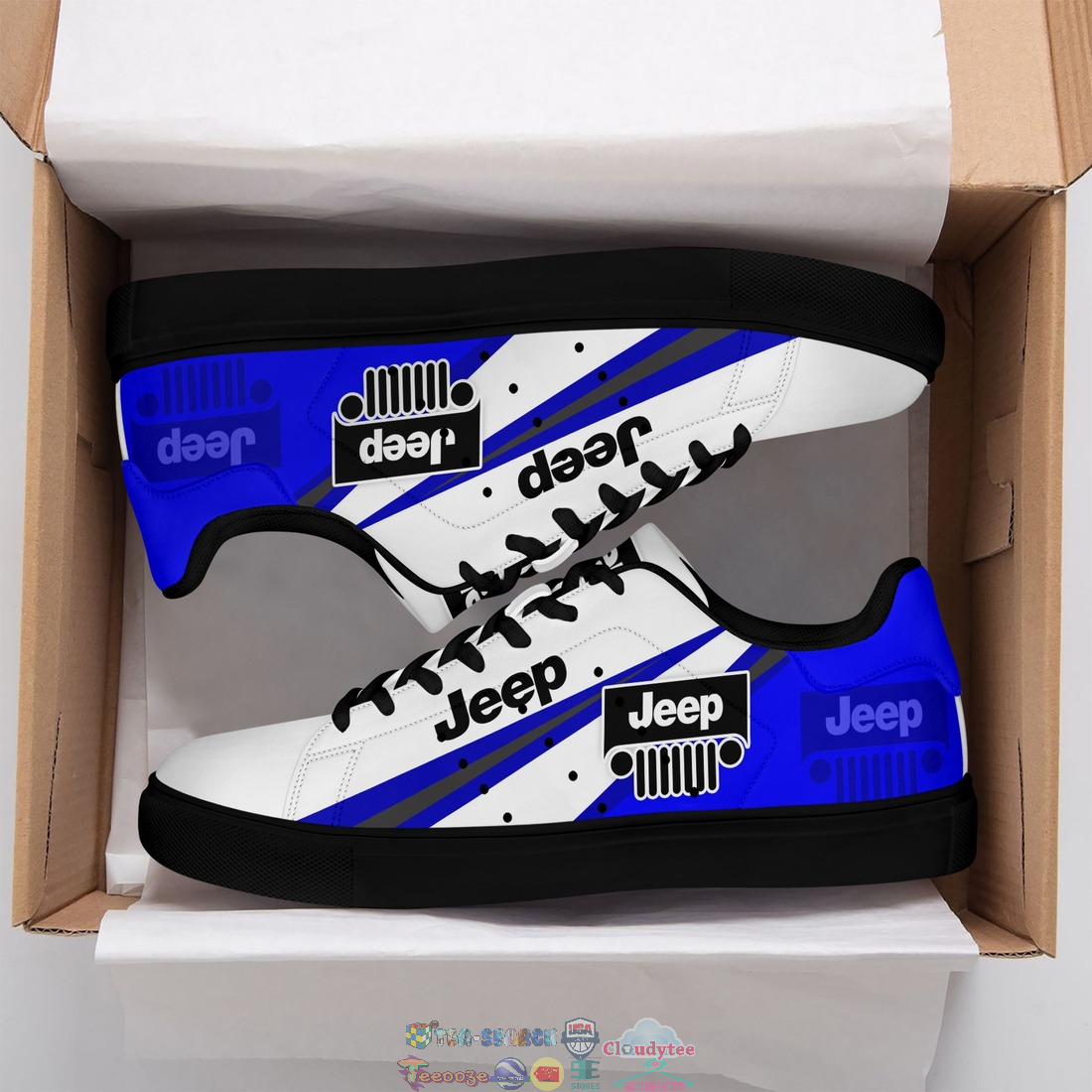 Jeep Blue Stan Smith Low Top Shoes – Saleoff