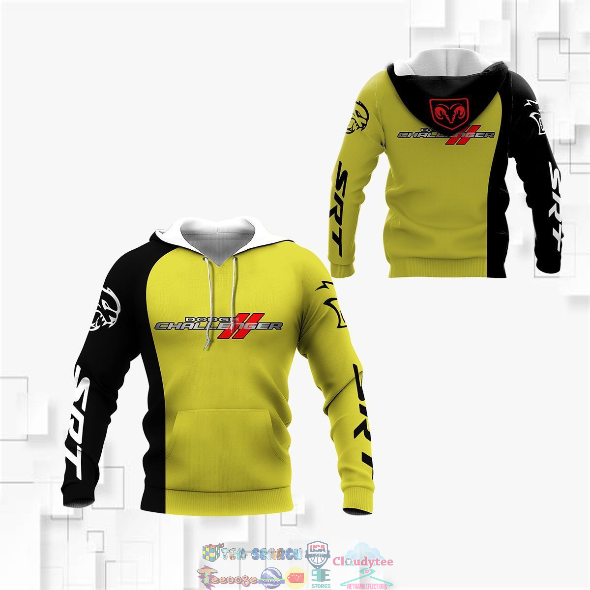 Dodge Challenger ver 12 3D hoodie and t-shirt – Saleoff