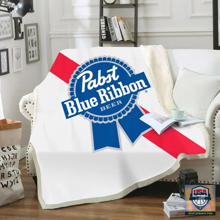 Pabst Blue Ribbon Soft Blanket, Woven Blanket – Usalast