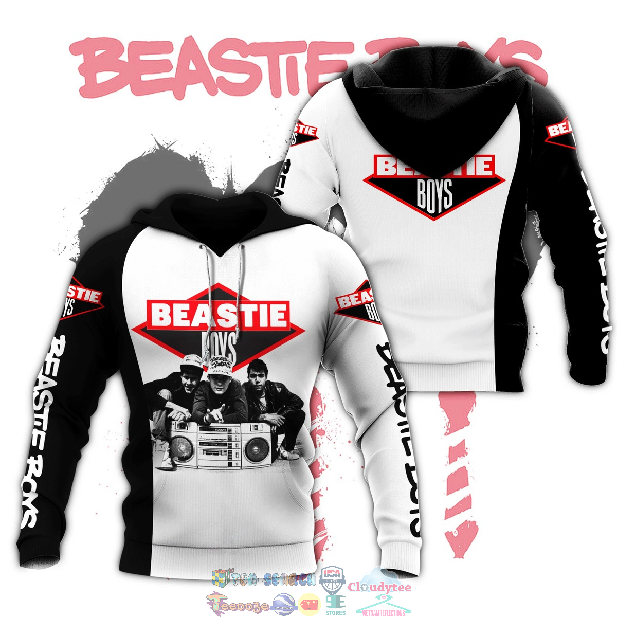Beastie Boys Band ver 1 3D hoodie and t-shirt – Saleoff