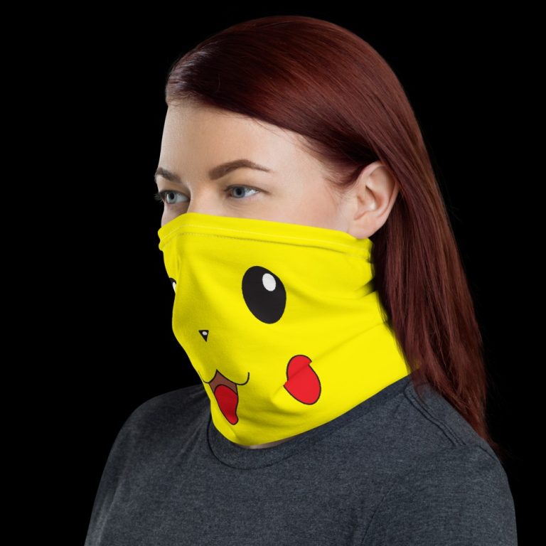 Pokemon Pikachu Funny 3D Neck Gaiter 1