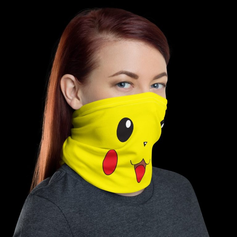Pokemon Pikachu Funny 3D Neck Gaiter 2