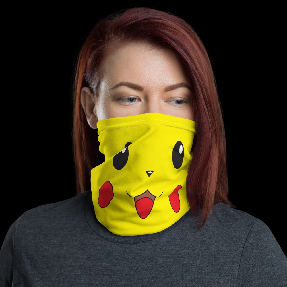 Pokemon Pikachu Funny 3D Neck Gaiter