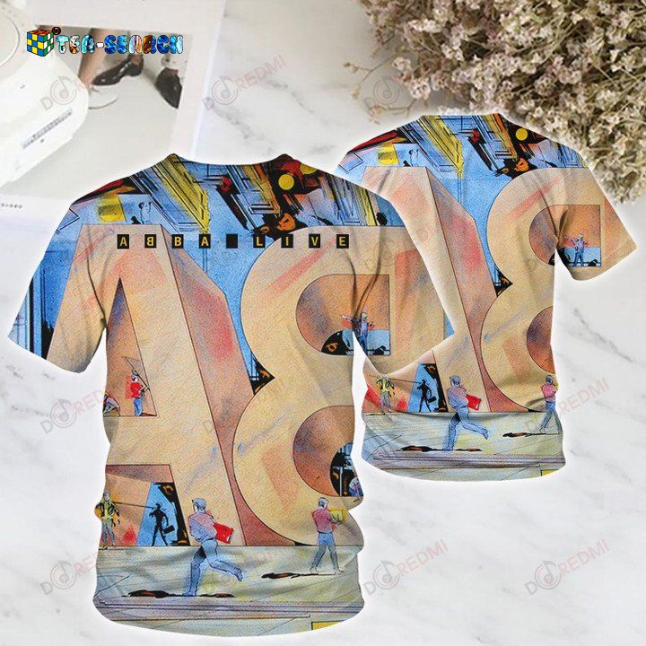 Abba Live Album Cover Short Sleeve Shirt - Sizzling