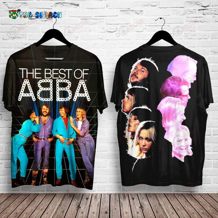 Abba The Best Of Album Cover Short Sleeve Shirt – Usalast