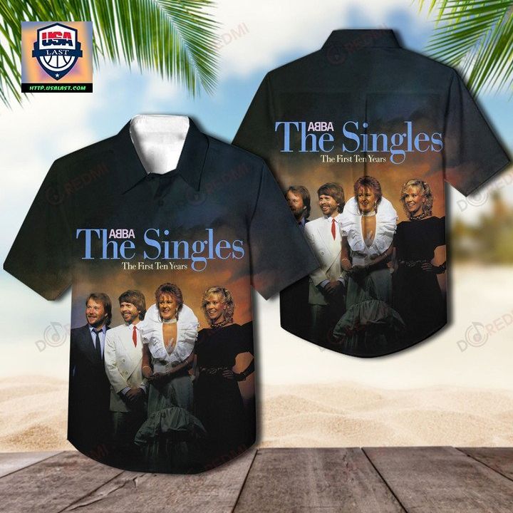 Abba The Singles The First Ten Years Album Hawaiian Shirt – Usalast