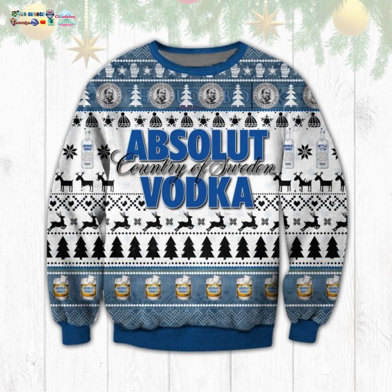 Absolut Vodka Ugly Christmas Sweater - Wow! What a picture you click