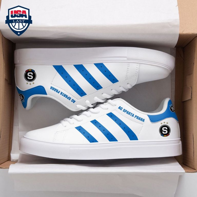AC Sparta Praha Blue Stripes Stan Smith Low Top Shoes - Great, I liked it