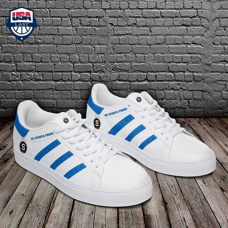 AC Sparta Praha Blue Stripes Stan Smith Low Top Shoes - You look handsome bro
