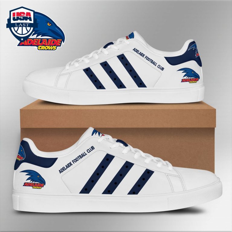 Adelaide Football Club Navy Stripes Stan Smith Low Top Shoes - Nice photo dude